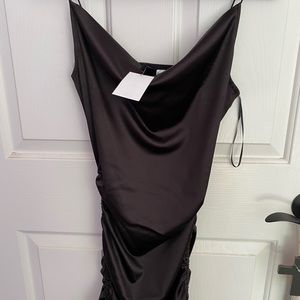 Black adjustable dress